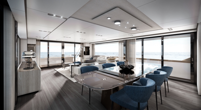 Ferretti Yachts 1000 interior