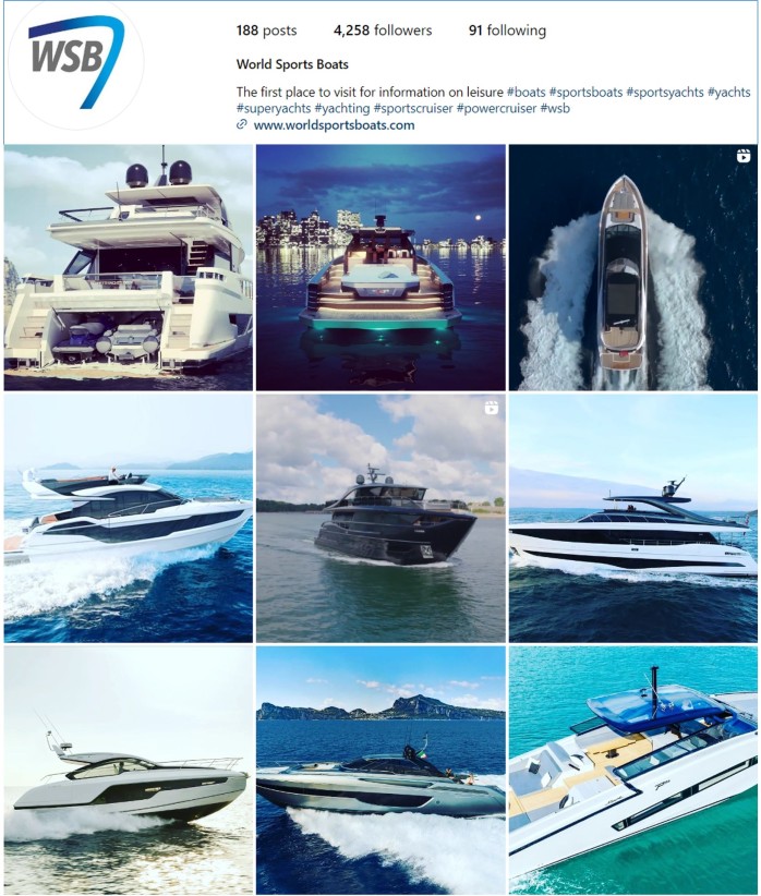 World Sports Boats Instagram
